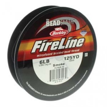 Fireline 6LB .006 0,15mm Smoke Grey 125 Yrd