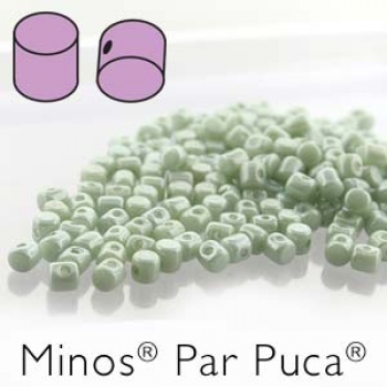 Minos 2,5x3mm opaque lt. green luster 7gr