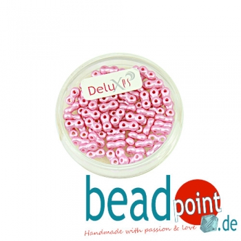 Infinity Beads DeluXes rosa 3x6 mm ca. 70 St. = 5,5 gr.