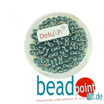 Infinity Beads DeluXes dunkelgrün 3x6 mm ca. 70 St. = 5,5 gr