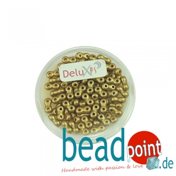 Infinity Beads DeluXes limegold 3x6 mm ca. 70 St. = 5,5 gr.