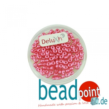 Infinity Beads DeluXes pink 3x6 mm ca. 70 St. = 5,5 gr.