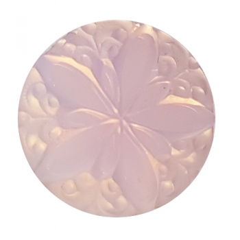 Margerite opal rosa halbmatt CAL 18mm