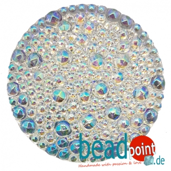 Bubble Cabochon kristall AB CAL 36mm