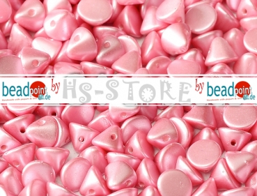 Button Beads 4mm Alabaster Pastel Pink 70 Stk