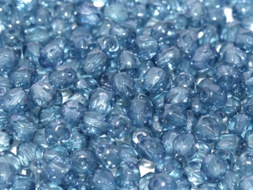 Fire polished 6 mm Crystal Baby blue luster 50 St
