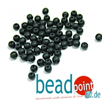 Pearl Round 3 mm Jet Matted 84110 150 St