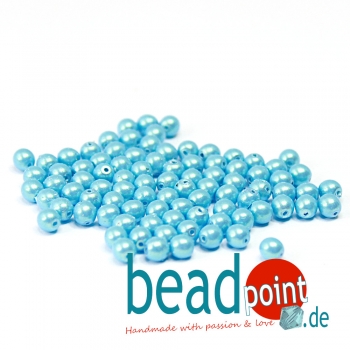 Pearl Shell 4 mm Nile Blue  120 St