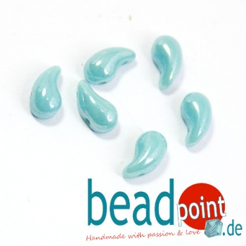 Zoliduo Left 5x8 Turquoise Shimmer 30 pcs