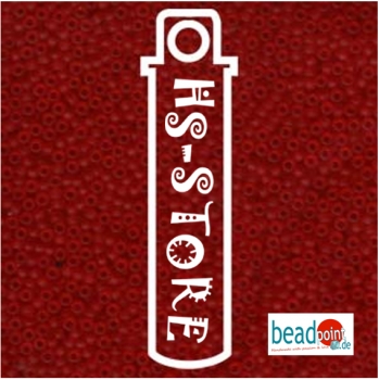 11/0 SEED BEAD-APX 23GMS MATTE TRANSP RED #41F
