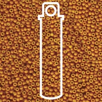 11/0 SEED BEAD-APRX 24GMS SPECIAL DYED PALE PUMPKIN