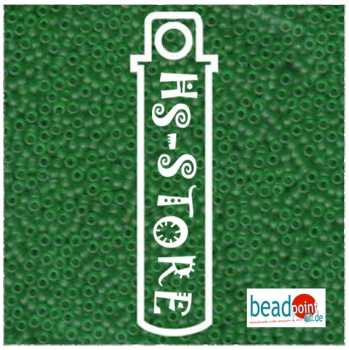 15/0 ROUND MIYUKI MATTE TRANS GREEN-APX 8.2GM