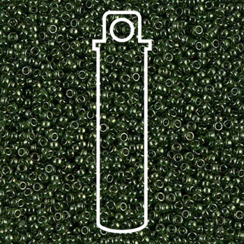 15/0 MIYUKI OLIVE GOLD LUSTER-APPR 8.2GM TUBE
