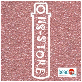 15/0 ROUND MIYUKI TRANS PINK LSTR-APX 8.2GM