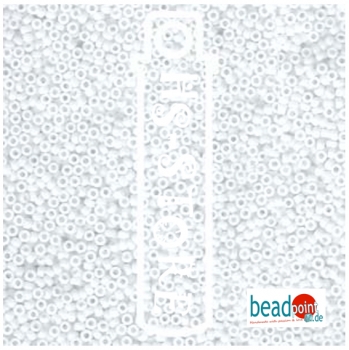 15/0 ROUND MIYUKI MATTE WHITE-APX 8.2GM