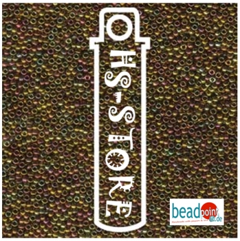 Seedbead 15/0 Miyuki met. gold iris 8,2gr.