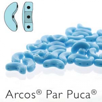 Arcos 5x10mm opaque turquoise 7gr