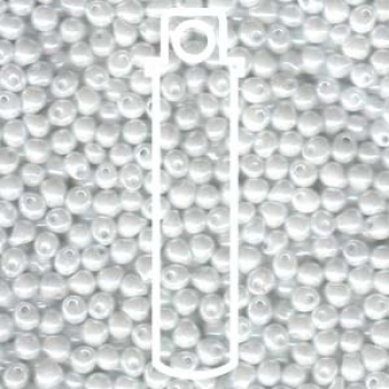 Drop Miyuki 3,4mm white pearl 25gr