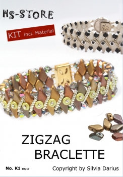 KIT Anleitung Armband ZigZag  No.1