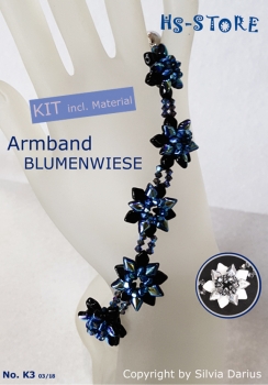 KIT Anleitung Armband Blumenwiese No.3
