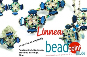 Linnea Pattern 4 in ONE(Pendant/bractlet,ring, earring)