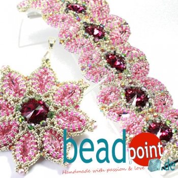 Takara Set Armband/Anhänger Kit pink inkl. Anleitung Deutsch