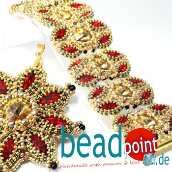 Takara Set Armband/Anhänger Kit rot inkl. Anleitung Deutsch