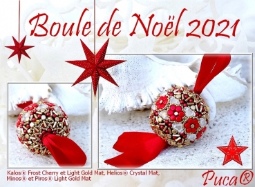 Anleitung Free "Boule de Noel 2021" PAR PUCA® englisch