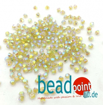 MC Bead 451 Bicone 3mm Acid yellow AB2X 50 Stück