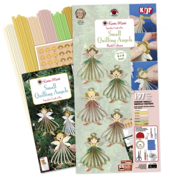 Small Quilling Angels Kit pastel