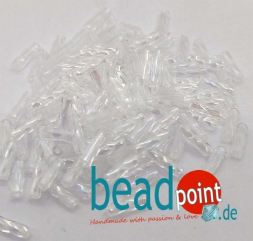 Matsuno Spiral Bead 6mm crystal AB #4R 100gr.