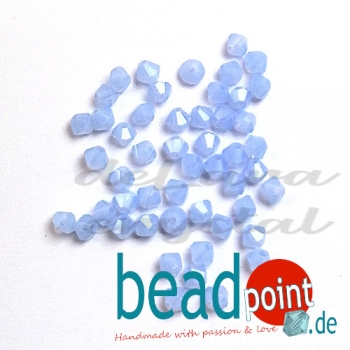 Delara MC Bead Bicone Sky blue opal 3mm 50 Stück