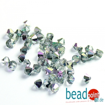 Delara MC Bead Bicone Black Diamond Sakura 3mm 50 Stück