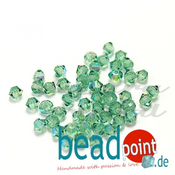 Delara MC Bead Bicone Turmaline AB 3mm 50 Stück