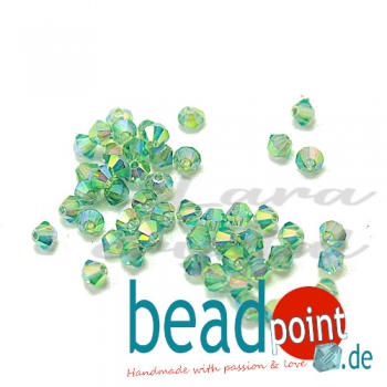 Delara MC Bead Bicone Turmaline AB2X 3mm 50 Stück