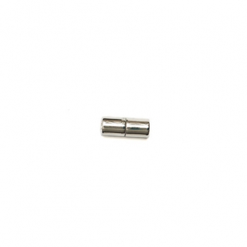 Magnetverschluss platin 21x8,5mm Loch 6mm, 1 Stk