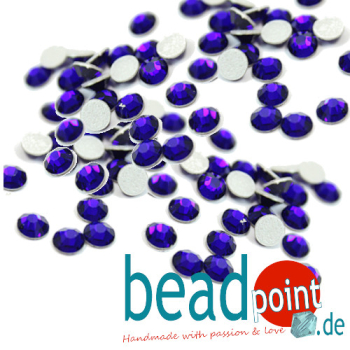 Hotfix Rose Maxima 438 SS6 2mm cobald blue HF 50 Stück