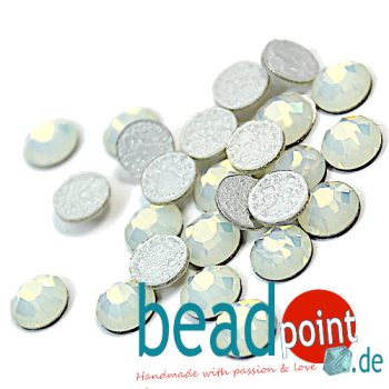 Hotfix Rose Maxima 438 SS20 4,7mm white opal HF 25 Stück