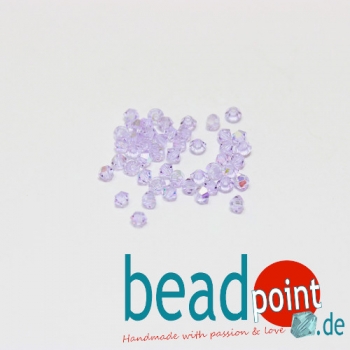MC Bead 451 Bicone 3mm Violet AB 50 Stück
