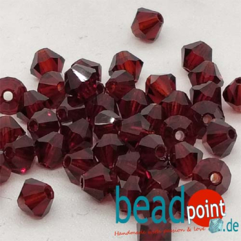 MC Bead 451 Bicone 4mm vivid Siam 50 Stück
