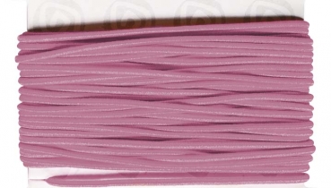 Gummifaden, 1 mm, pink, Karte 5 m