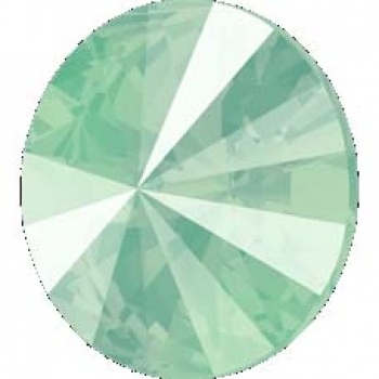 Swa Rivoli  Crystal Mint Green F 14 mm 5 Stück