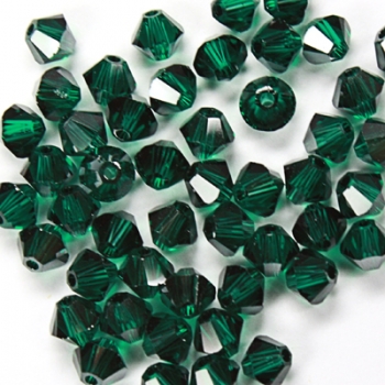Swarovski Emerald Satin 4 mm 50 Stück