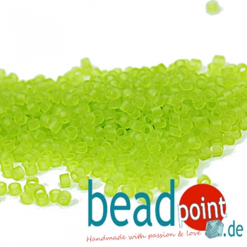 TOHO Treasure 11/0 Transp. Frosted Lime Green #4F 8gr