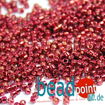 TOHO Treasure 11/0 PermaFinish Galv. Brick Red #PF564 3g