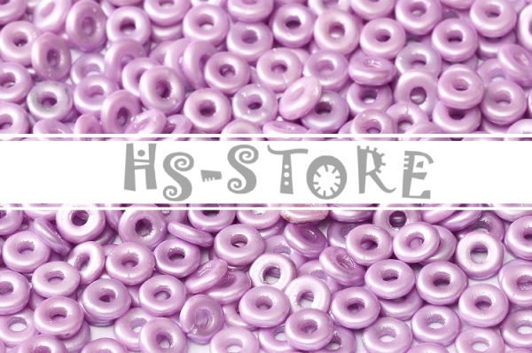O-Beads 2x4mm Alabaster Pastel Lila 5gr.
