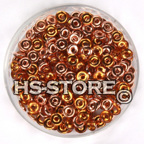 O-Beads 2x4mm Topaz Capri Gold 5gr.