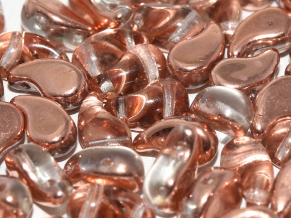 Zoliduo Left 5x8 Crystal Blacklit Peach 30 pcs