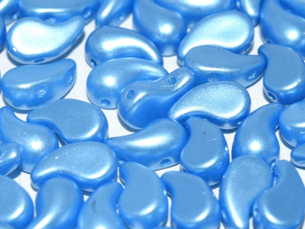 Zoliduo Left 5x8 Alabaster Pastel Turquoise 30 pcs