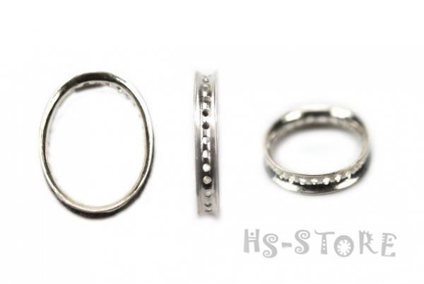 Eternity Frame silver plated Oval 16x22 /Pebble